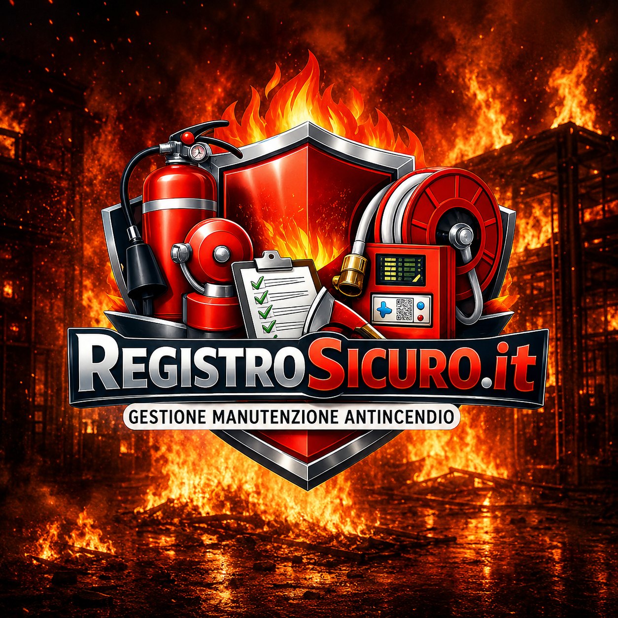 Dashboard registro antincendio digitale